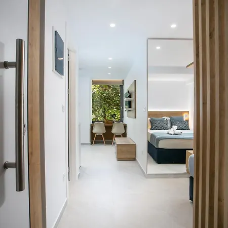 Daire Elegant Blue Rhodes Center Near The Sea *