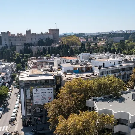 Daire Elegant Blue Rhodes Center Near The Sea Rhodes City