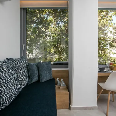 Elegant Blue Rhodes Center Near The Sea Daire *