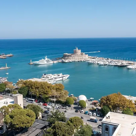 Elegant Blue Rhodes Center Near The Sea Rhodes City