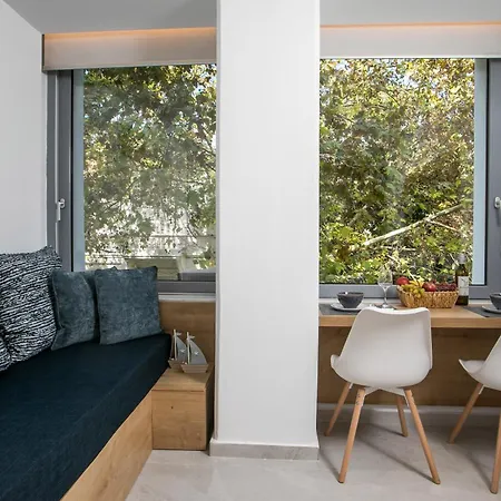 Elegant Blue Rhodes Center Near The Sea Daire Rhodes City